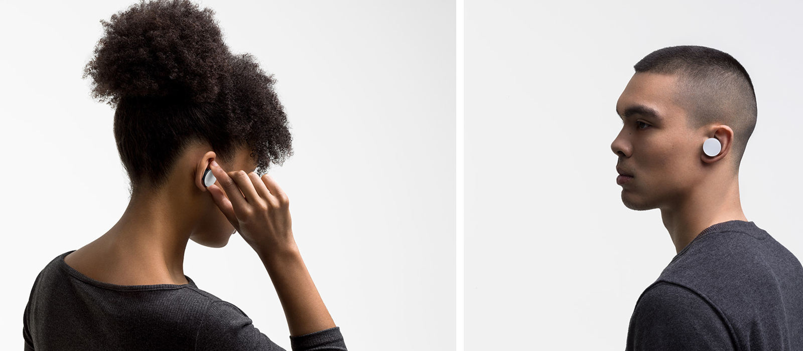 Die Surface Earbuds besitzen eine einfach zu bedienende Touch-Oberfläche.